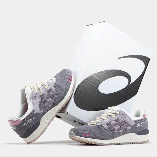 Кроссовки Asics Gel-Lyte III Grey Pink White 18788-38 фото