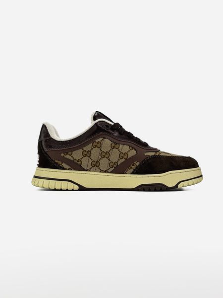Кросівки Gucci Re-Web Trainer Brown 24357-36 фото