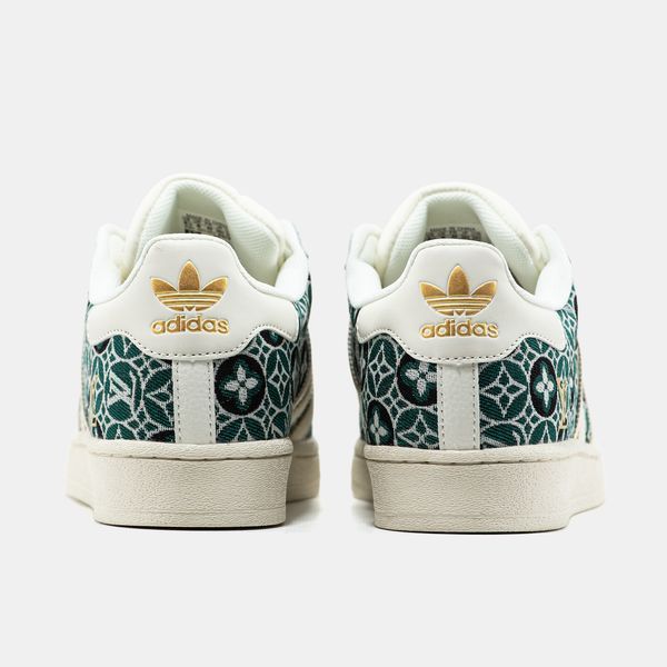 Кроссовки Adidas Superstar x Louis Vuitton Cream Green 23308-Зелений-42 фото