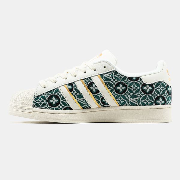 Кроссовки Adidas Superstar x Louis Vuitton Cream Green 23308-Зелений-42 фото