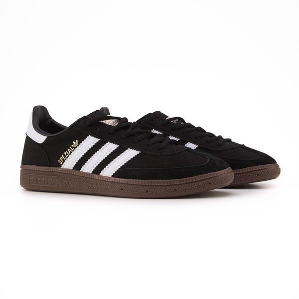 Кроссовки Adidas Spezial Black White Brown 10843-Чорний-36 фото