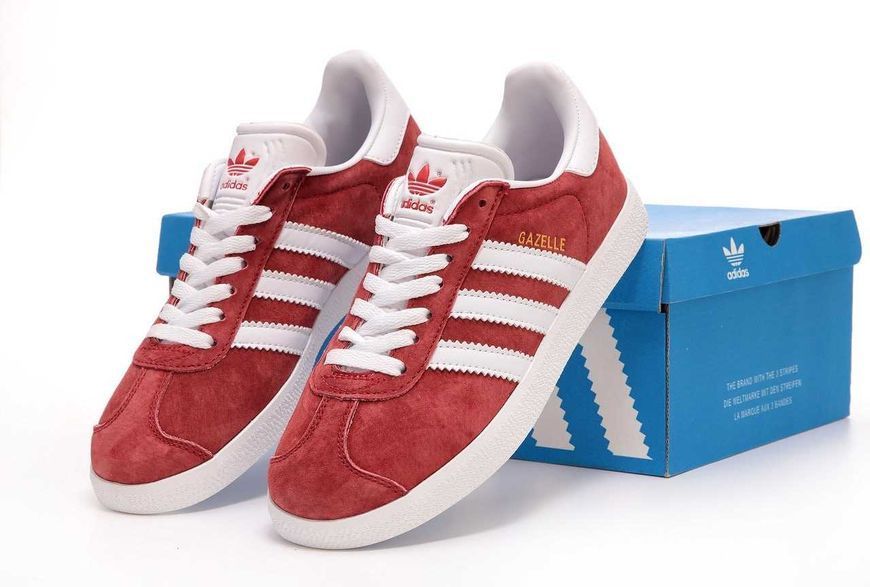 Кросівки Adidas Gazelle bordo 00192--36 фото