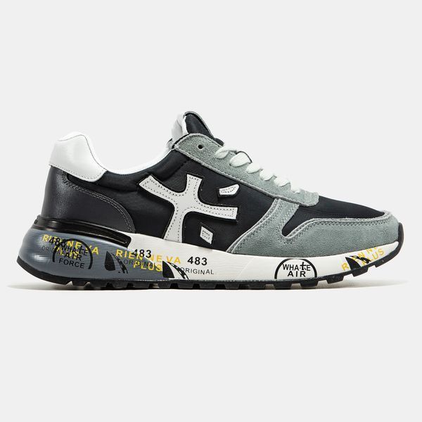 Кроссовки Premiata Mick Black Grey White 20725-Різнокольоровий-36 фото
