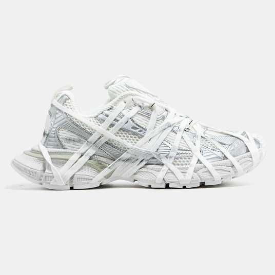 Купити Кросівки Balenciaga 3XL Extreme Lace White Silver 19307-36