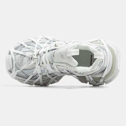 Купити Кросівки Balenciaga 3XL Extreme Lace White Silver 19307-36