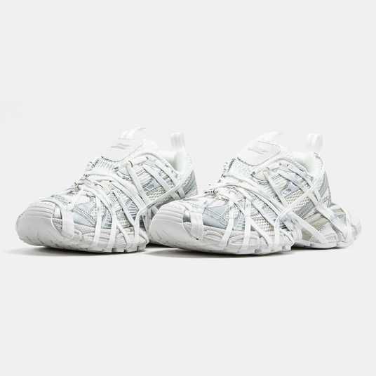 Купити Кросівки Balenciaga 3XL Extreme Lace White Silver 19307-36