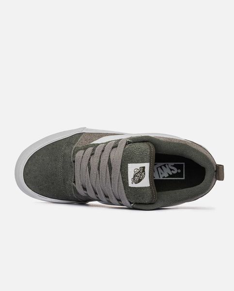 Кроссовки Vans KNU Skool Grey Green White 15697-37 фото
