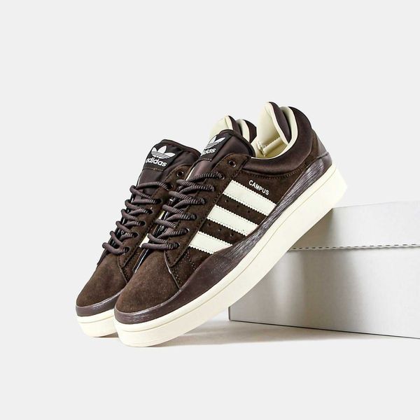 Кроссовки Adidas Campus x Bad Bunny Brown Cream 14136--46 фото