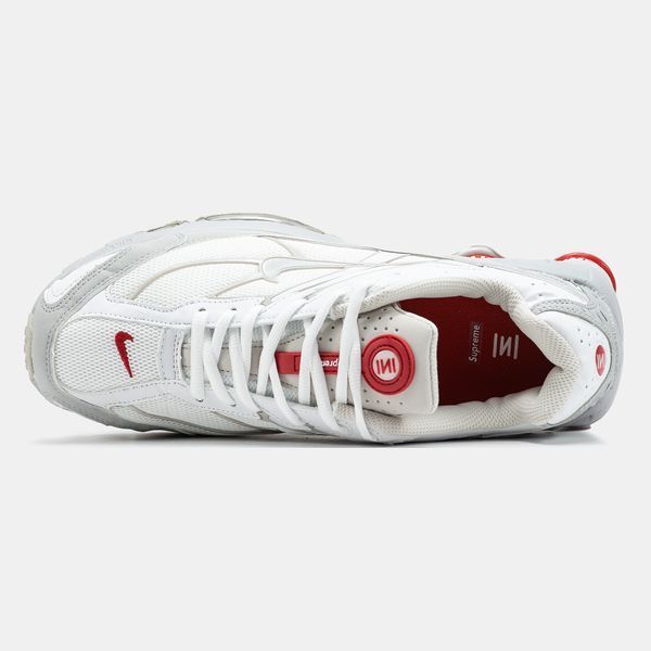 Кроссовки Nike Shox Ride 2 Supreme White Red 10702-36 фото