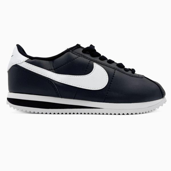 Кроссовки Nike Cortez Basic Black White 18599-Чорний-36 фото