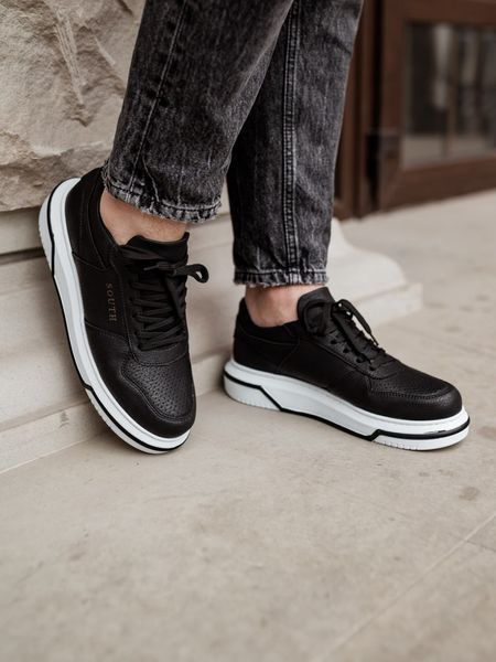 Чоловічі кросівки South Tail black\white - 40 Sou - 12 фото