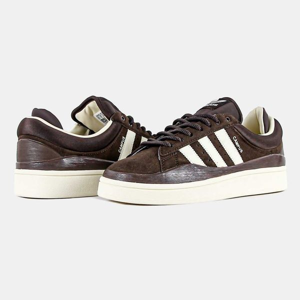 Кроссовки Adidas Campus x Bad Bunny Brown Cream 14136--46 фото