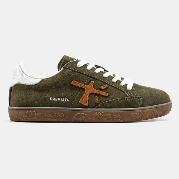 Кросівки Premiata Steven Khaki Brown White 23530-40 фото