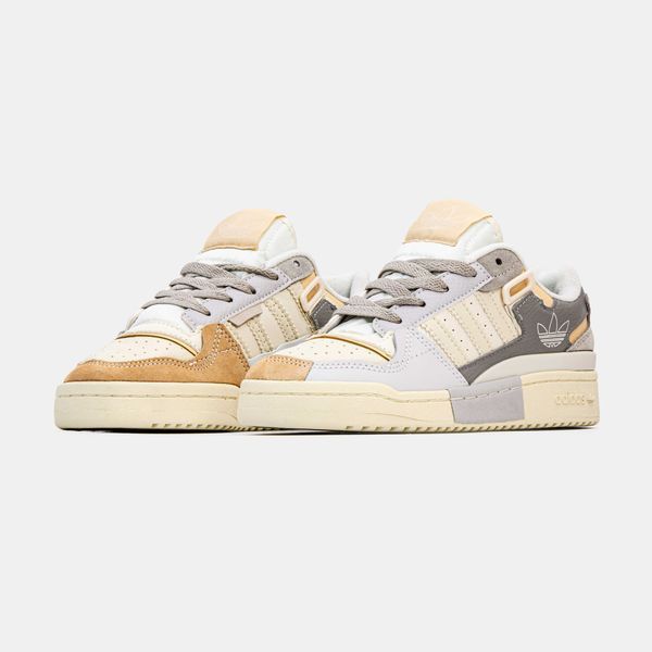 Кросівки Adidas Forum Exhibit Low Grey Beige Orange 12903-37 фото