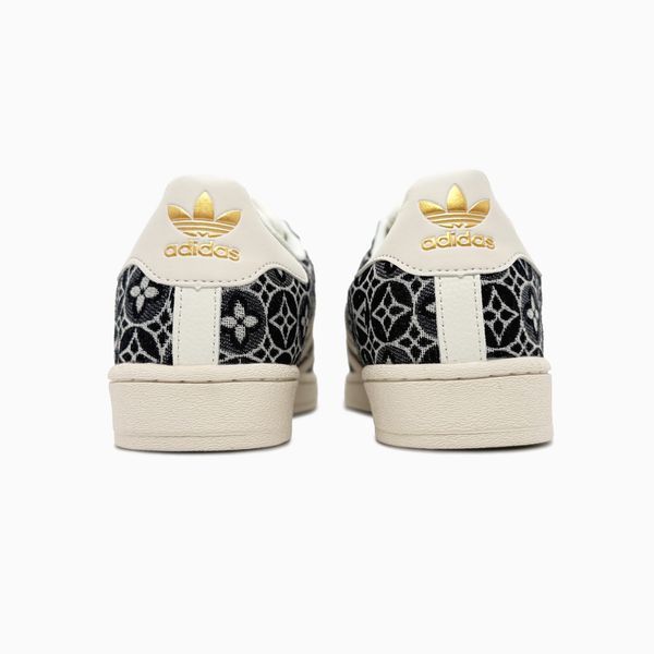 Кросівки Adidas Superstar x Louis Vuitton Beige Black 23383-Бежевий-36 фото