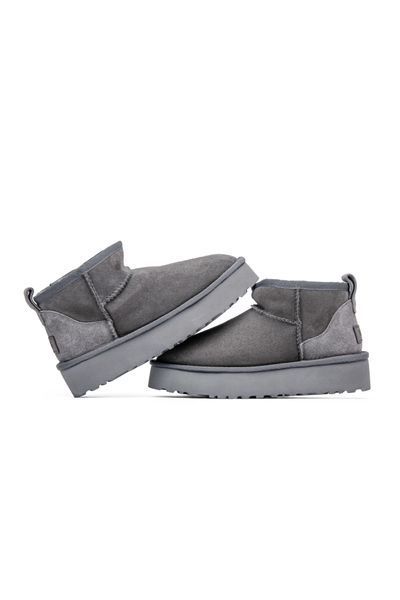 Уггі UGG Ultra Mini Platform Grey 10551--36 фото